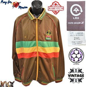 Vintage 90's LRG XXL 'King of Kings' Warm Up Full Zip Classic Colorway Jacket